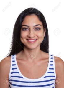 39321946-passport-picture-of-a-laughing-turkish-woman-in-a-striped-shirt